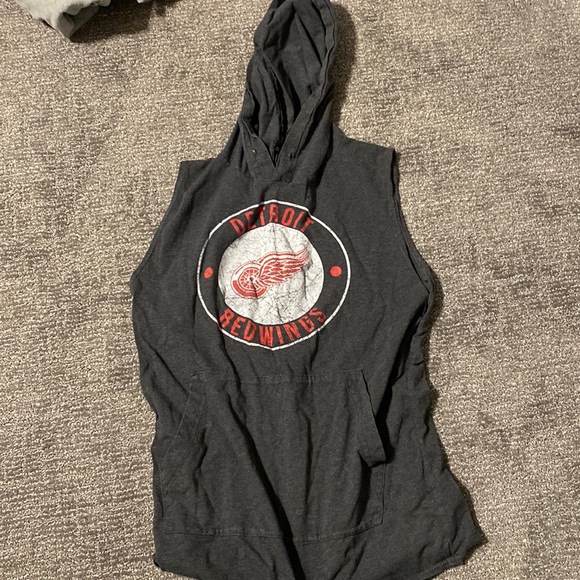 Detroit red wings sleeveless hoodie - Picture 1 of 1